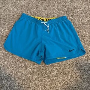 Nike Blue Dri-FIT Athletic Shorts- 4” inseam